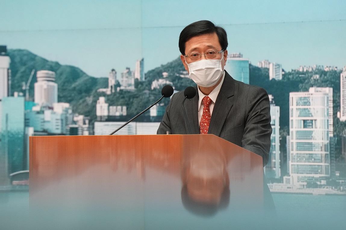 政務司長李家超。(資料圖片/陳奕釗攝)