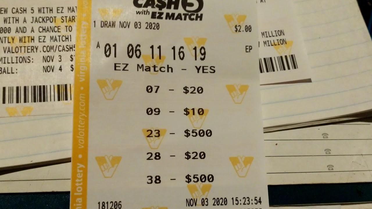 Mary Elliot早前買下「 Cash 5 with EZ Match」彩票。(網上圖片)