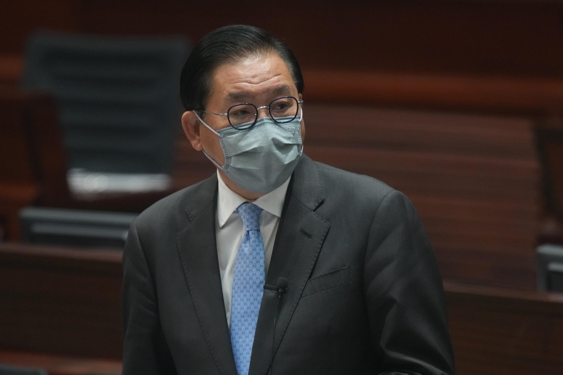 身兼行政會議成員的民建聯立法會議員林健鋒。(資料圖片/陳奕釗攝)