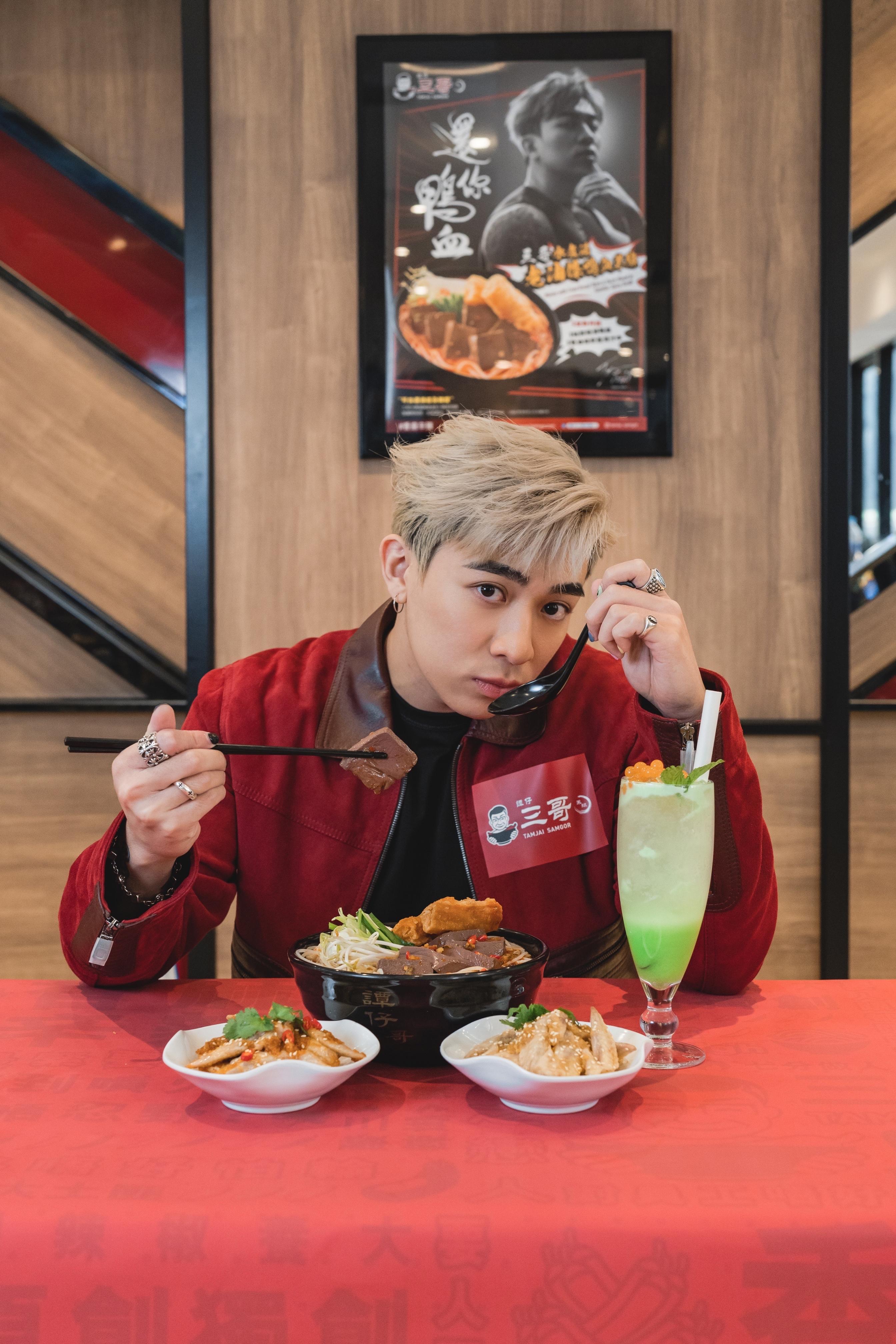 Tyson Yoshi為米線新產品擔任代言人。