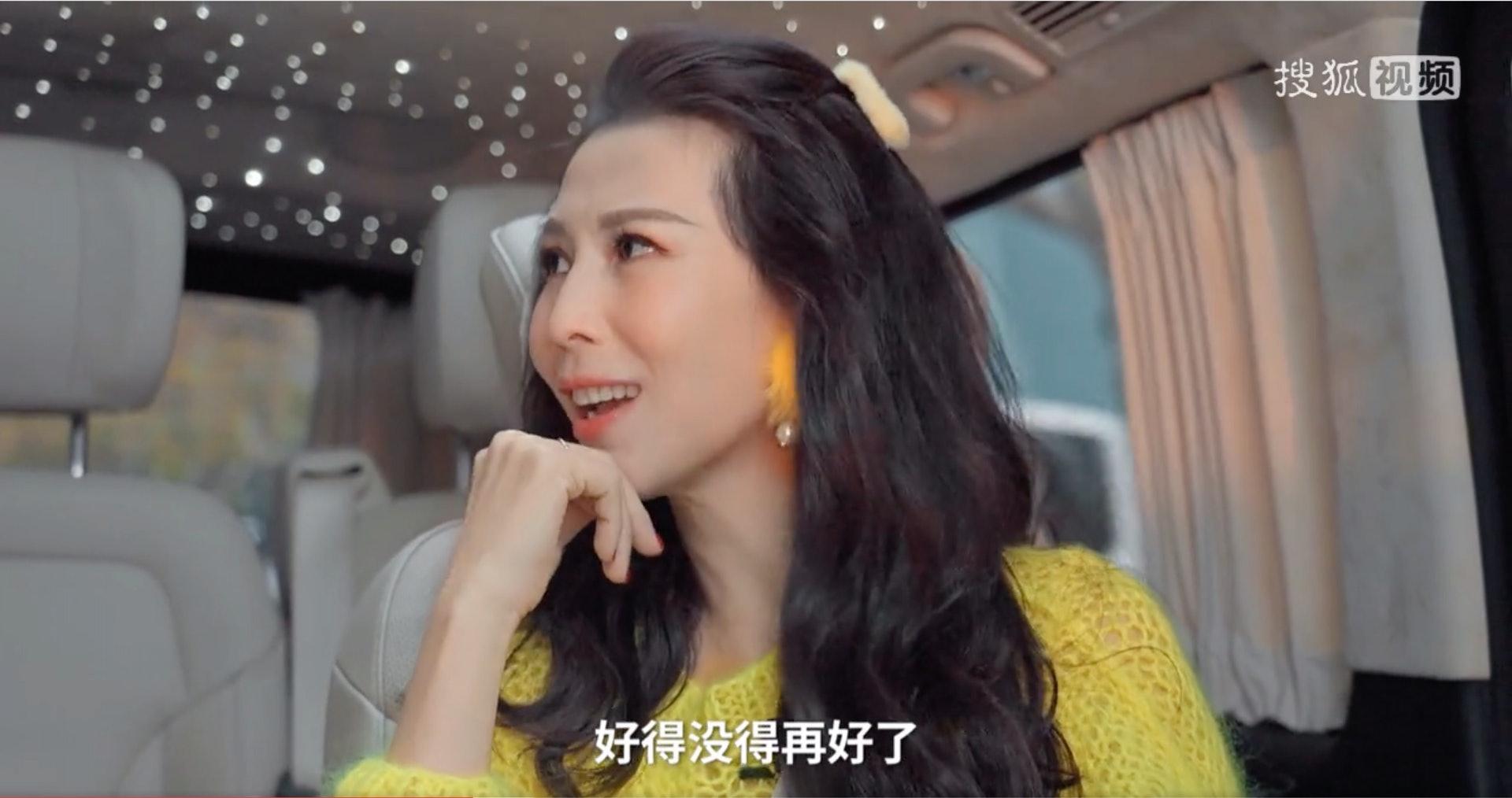 蔡少芬對上海的生活大感滿意,認為「好得沒得再好了」。