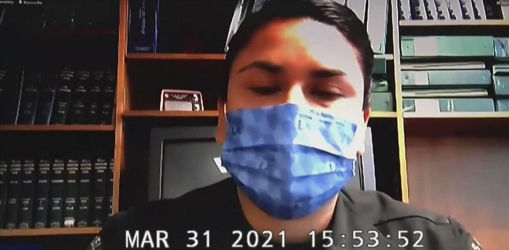 洛杉磯警員Melissa Saenz憶述安芭並非被家暴。