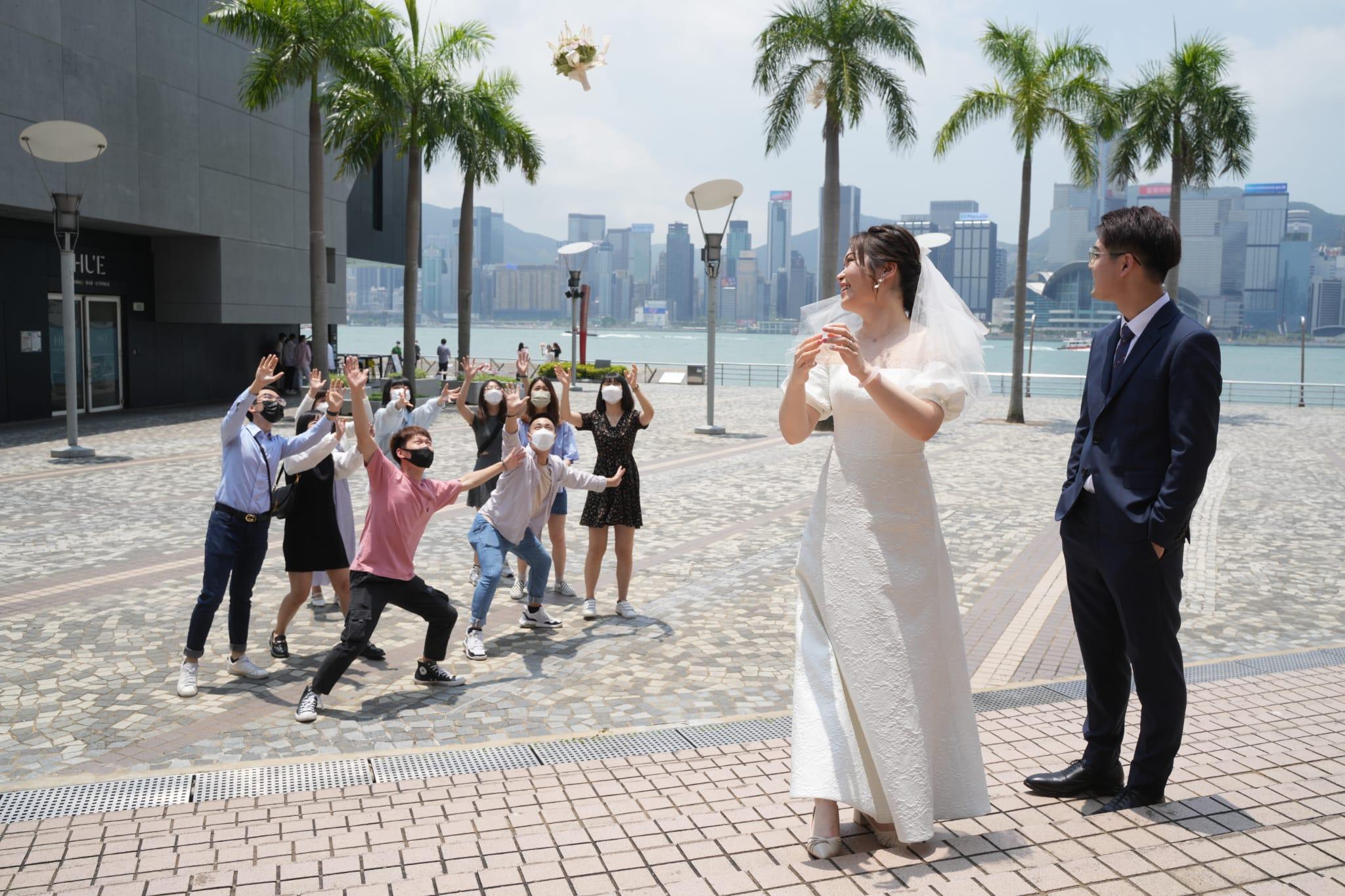 超過400對準新人打算在今日「520」登記結婚,創4年新高。(陳奕釗攝)