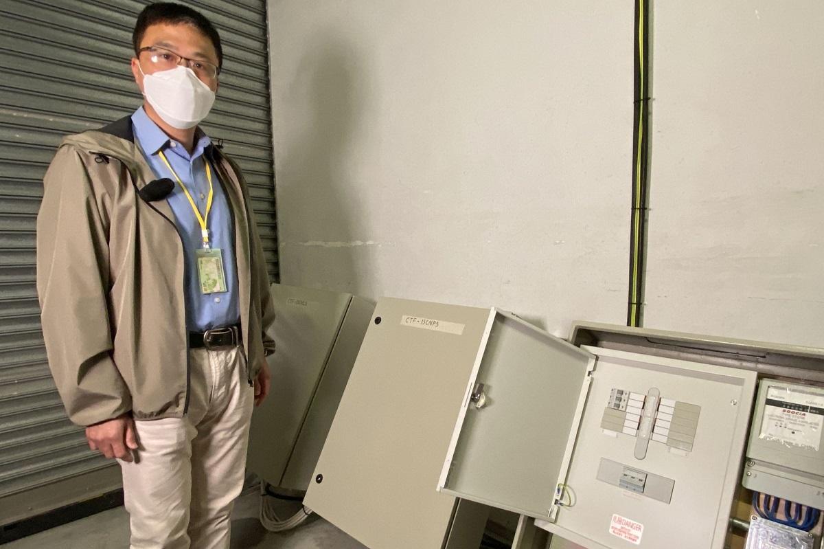 鍾劍泉表示,機電署會為場地進行加裝或改裝工程,如加裝供電及配電設備。(網誌圖片)