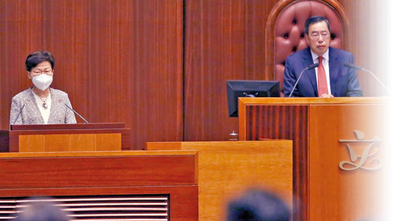 驚濤駭浪」下 無悔受任命 無想過辭職 林鄭月娥:交出無愧成績表