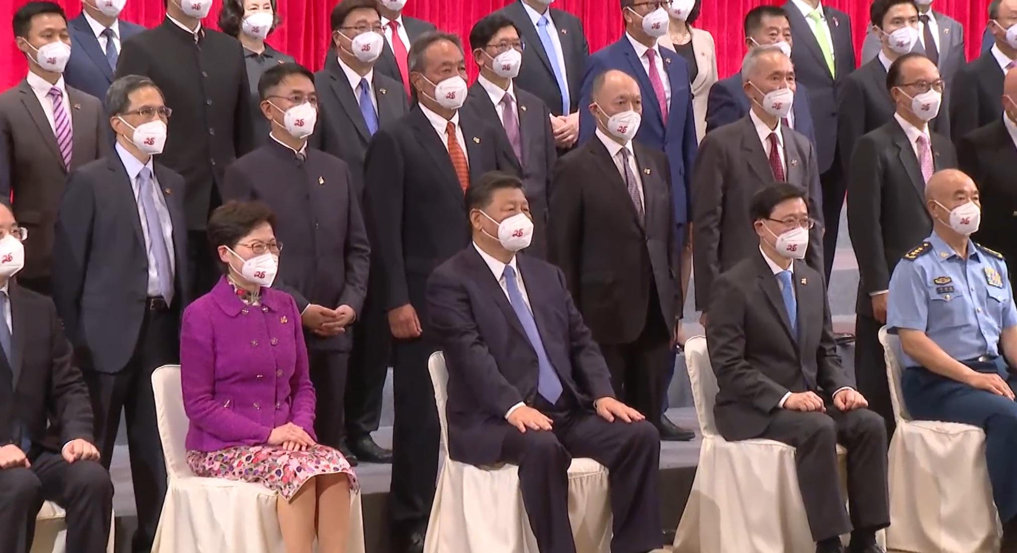 回歸25周年|習近平:港歷盡風雨後浴火重生 證明一國兩制具強大生命力
