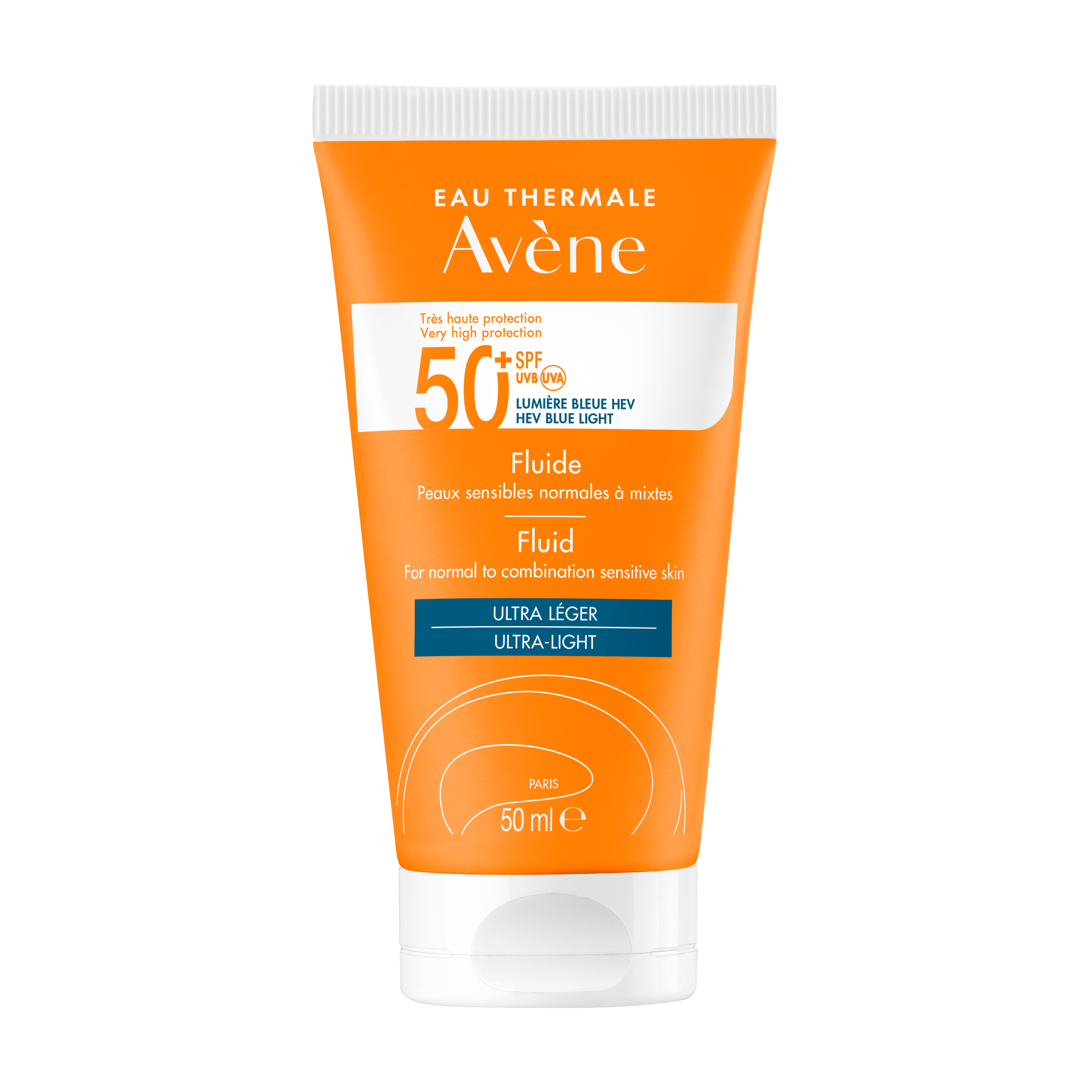 Avene 高效清爽抗藍光防曬乳SPF50+