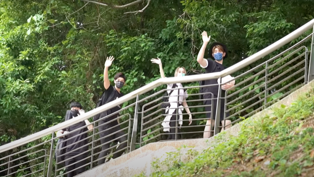 泳兒拖三男行山 每廿分鐘做任務搞到師弟投晒降
