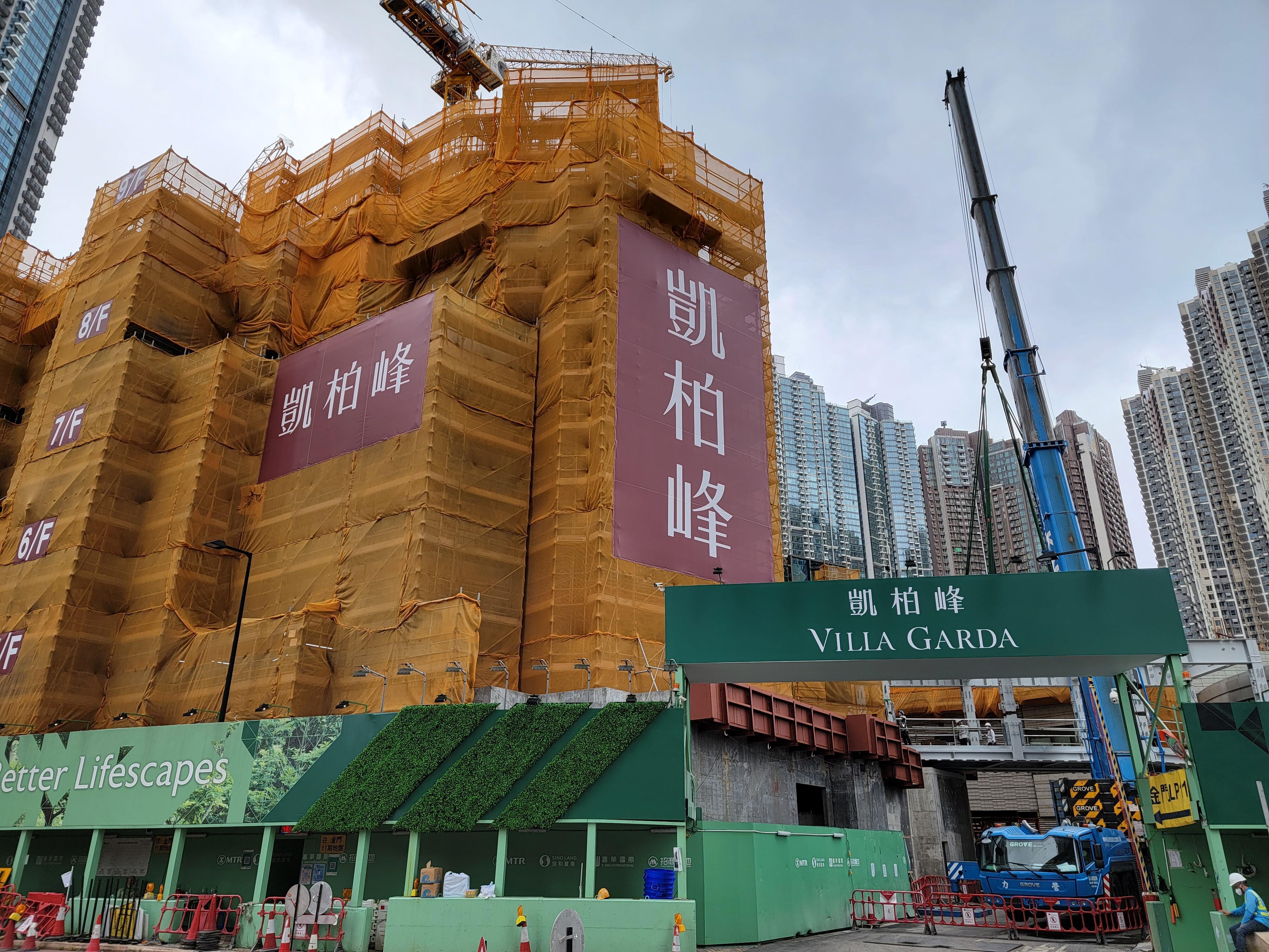 將軍澳新盤日出康城11期凱柏峰I,暫成7月份登記宗數最高之新盤。(資料圖片)