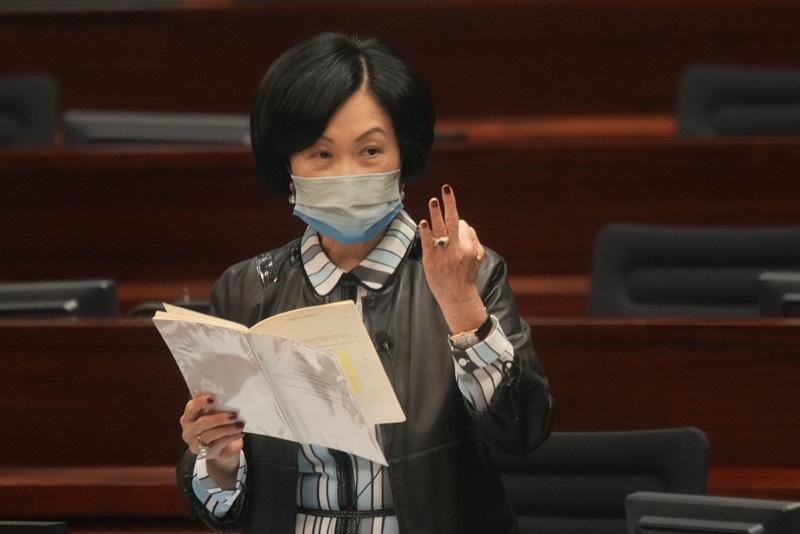 葉劉淑儀指,23條立法須重新考慮國際形勢,相信立法後不會對人權自由造成損害。