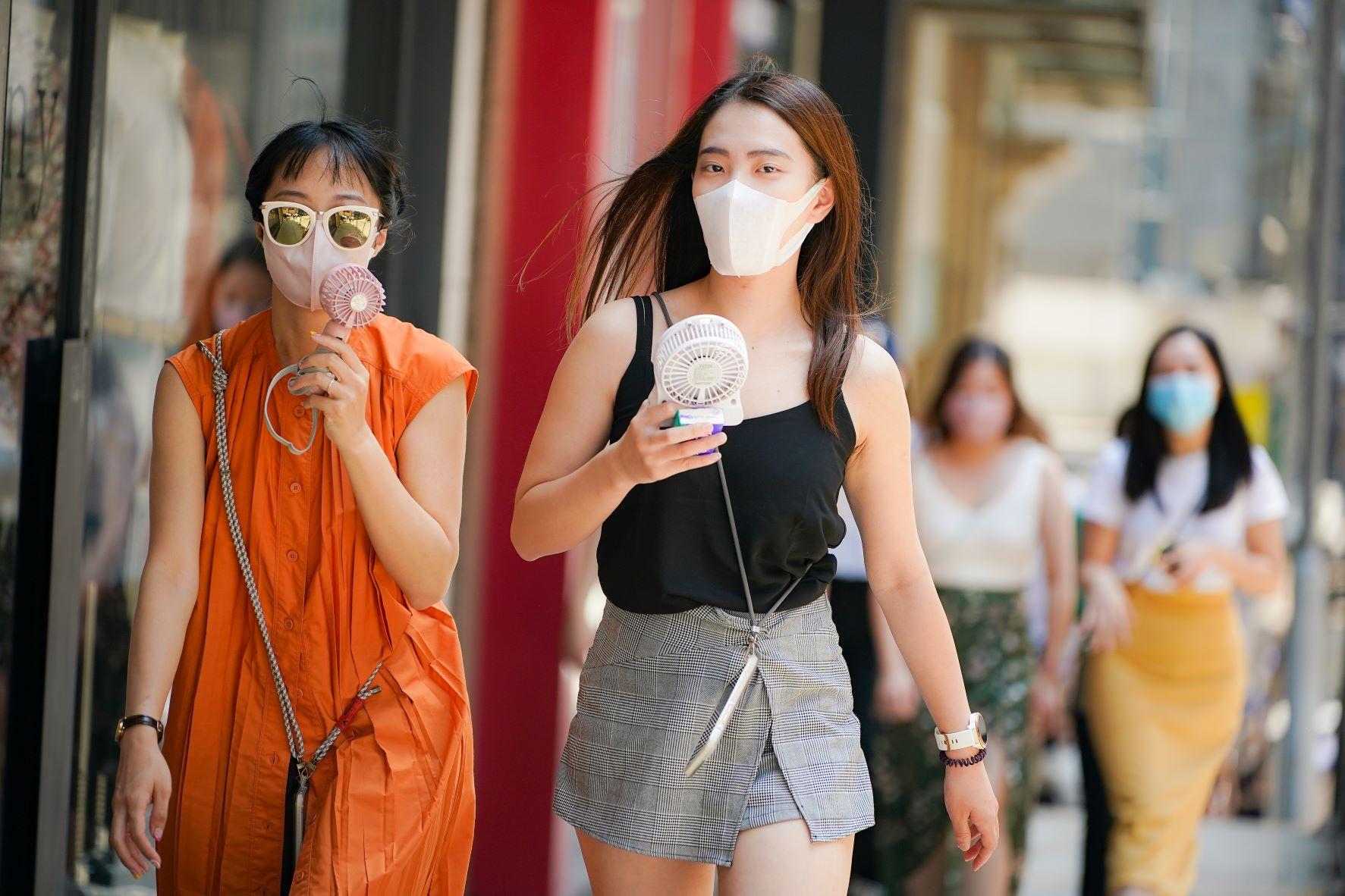 中環, 天氣, 炎熱,