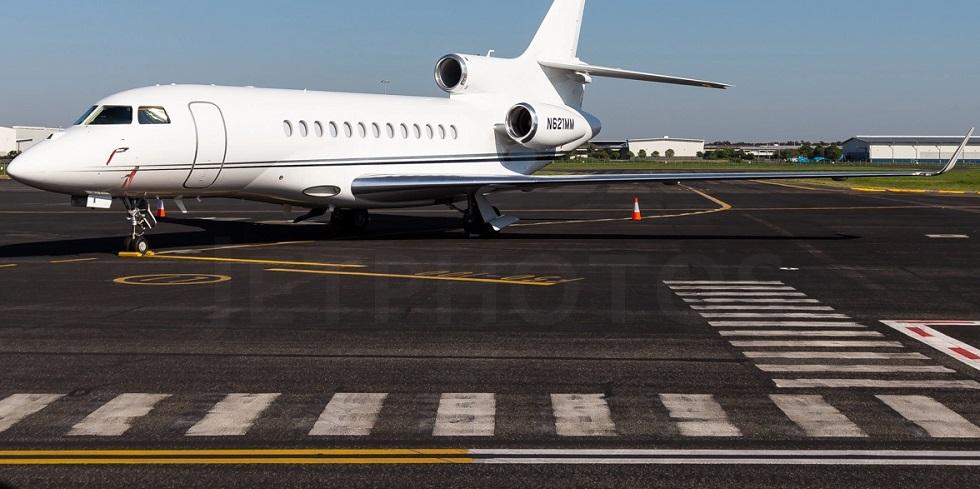 Taylor於2012年購下的Dassault Falcon 7X飛機。