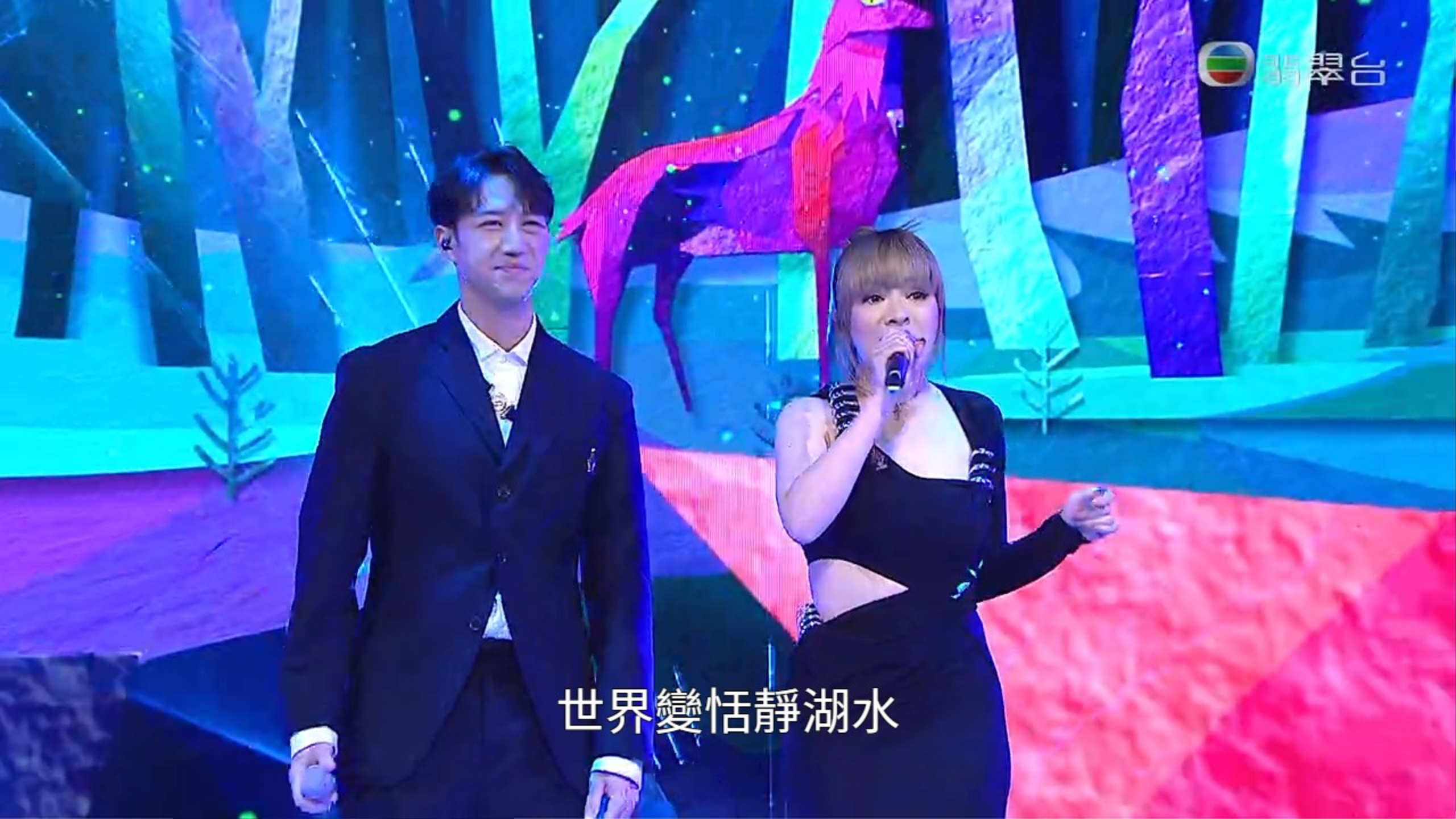 Jay Fung與JW獻唱張學友及黎明的經典歌曲。