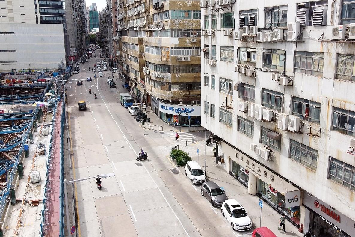 涉事無牌酒吧位於慕拉士大馬路。(資料圖片/澳門土地工務運輸局)