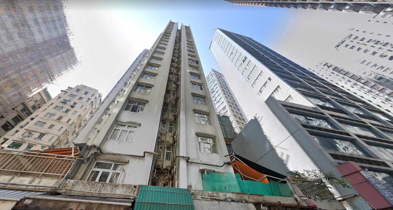 北角區重現300萬元以下細價盤成交,單位為單幢盤嘉運大廈中層C室,實用面積僅153方呎,投資客以288萬元接貨。(網上截圖)