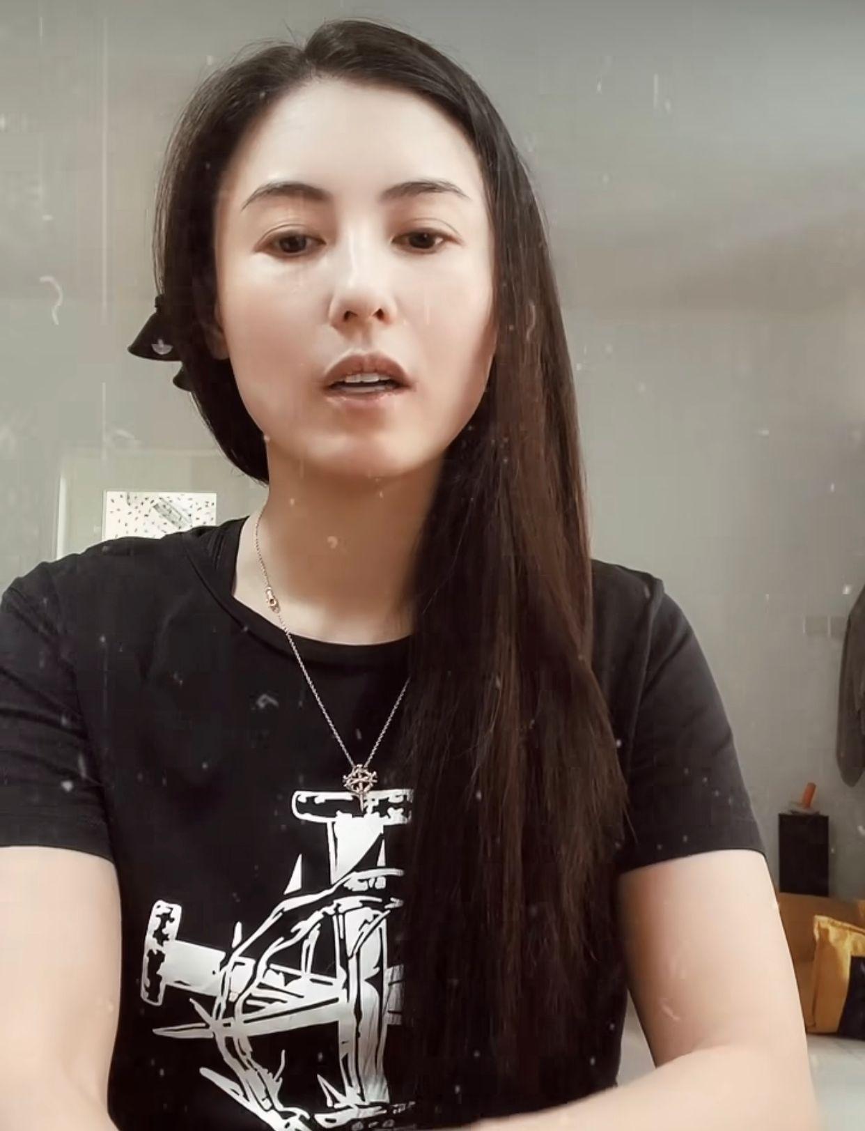 張栢芝拍片大讚Lucas乖仔,表示已封阿仔做偶像。