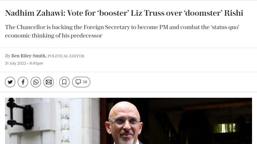 查學禮:卓慧思有能力顛覆陳舊經濟觀念。(《英國電訊報》(The Telegraph))