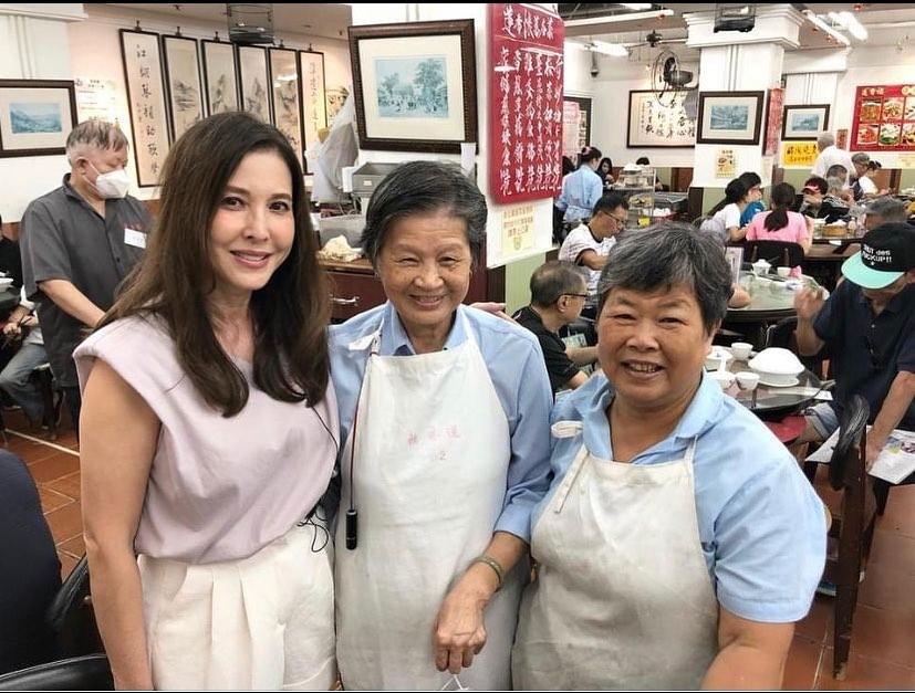李婉華去年曾到訪蓮香樓。