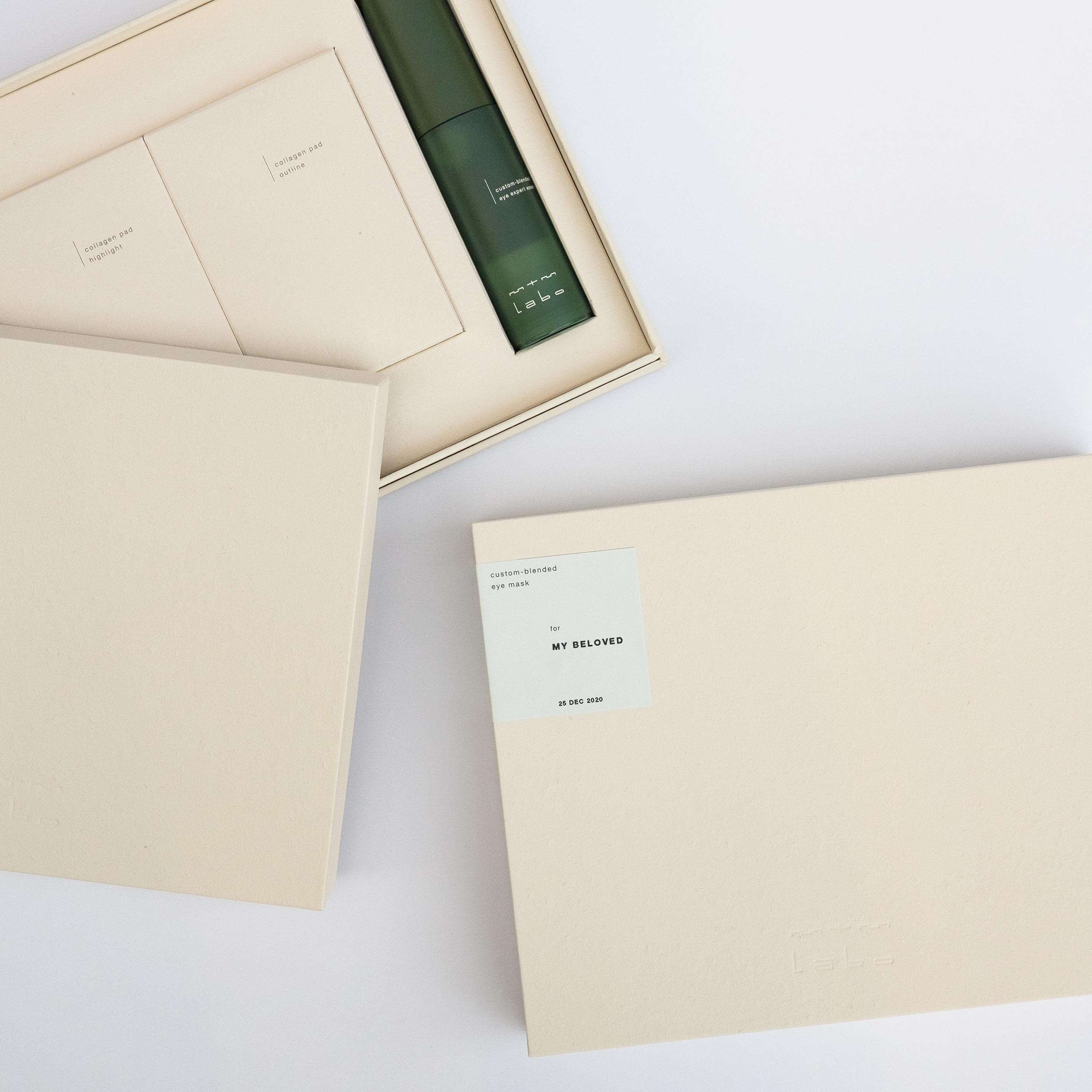 mtm labo custom-blended eye mask $1,880 (12對collagen pad及30ml essence)