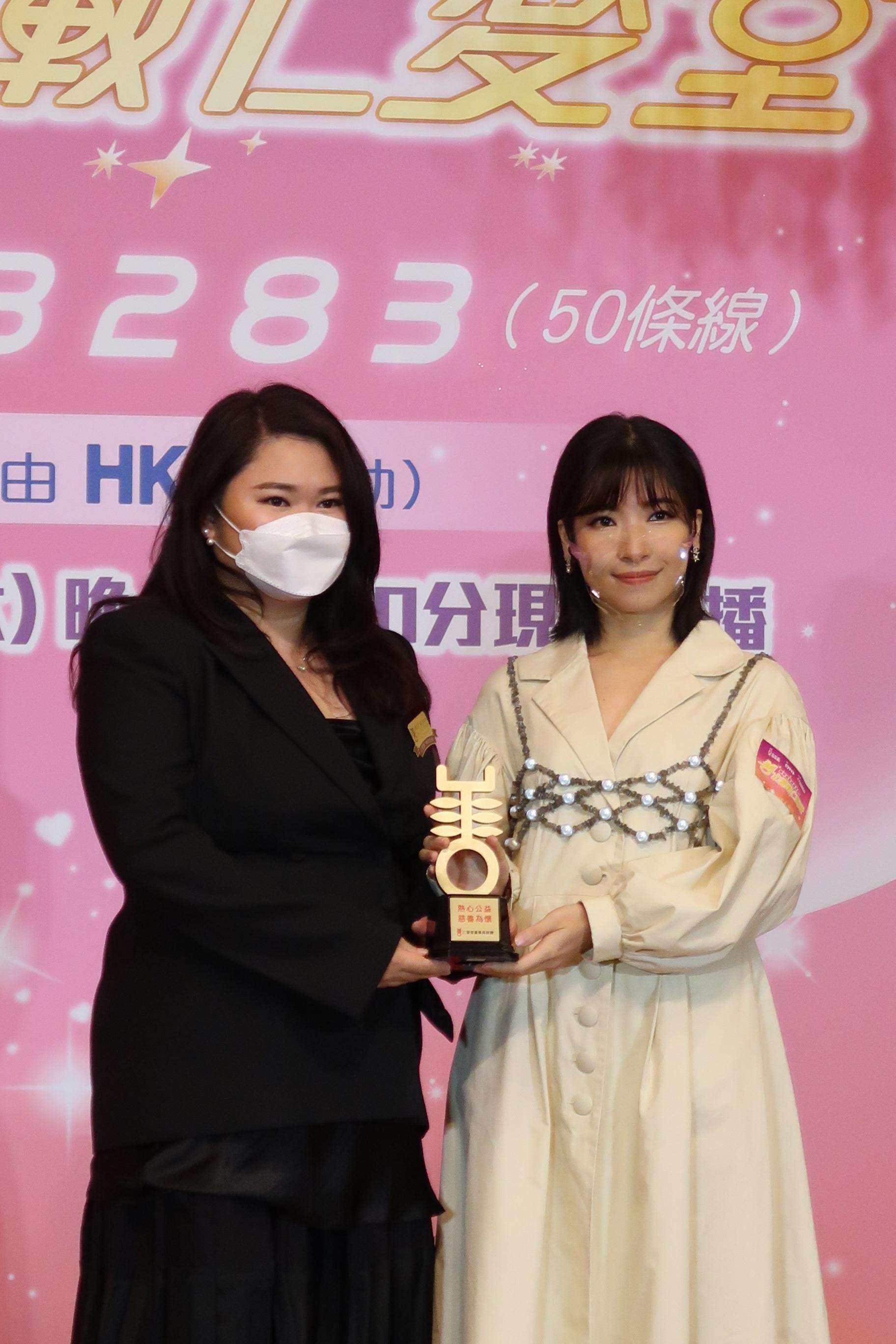 陳葦璇亮相無綫的《善心滿載仁愛堂》記者會。