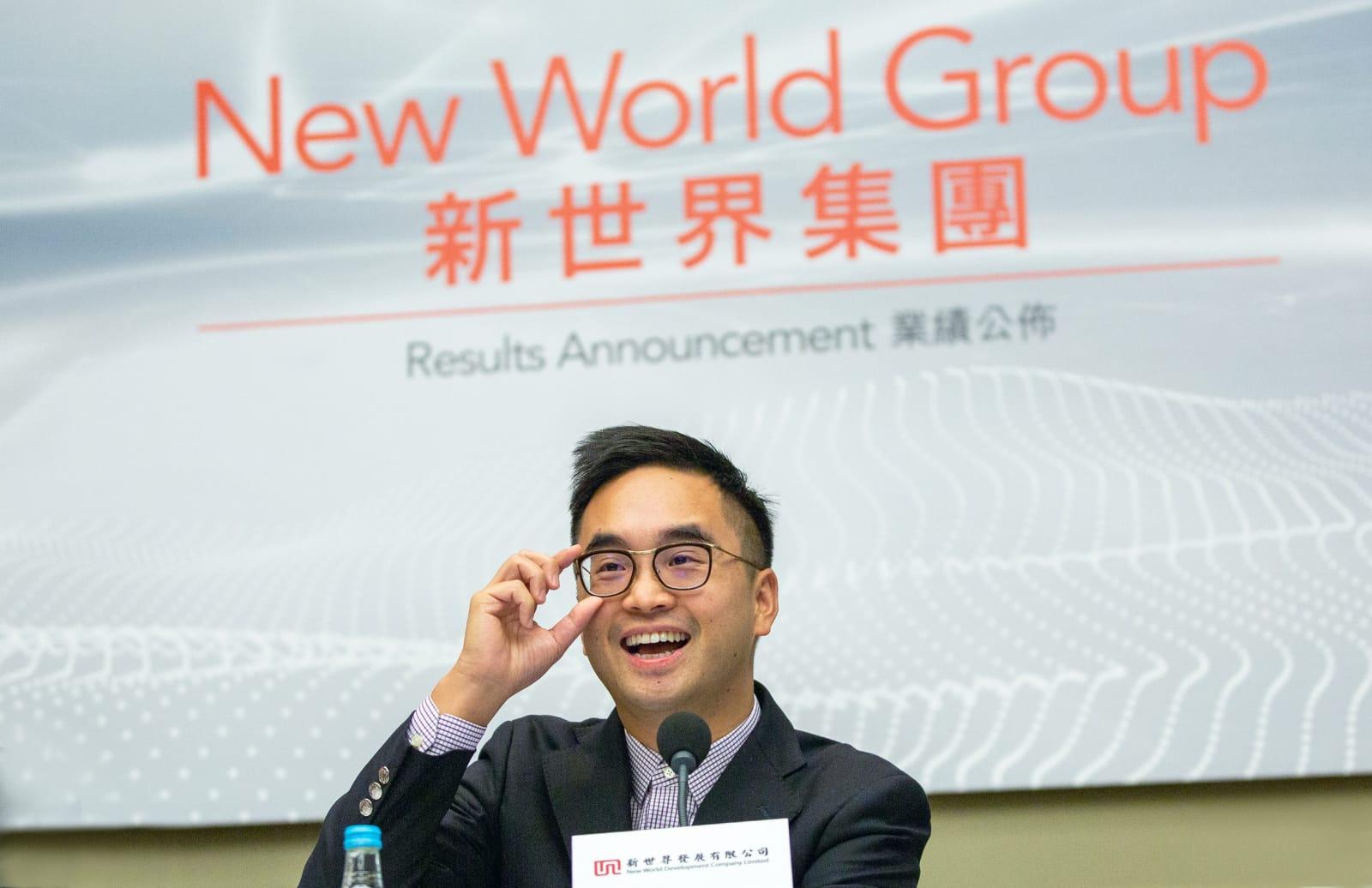 業績之後|新世界鄭志剛:本港樓市料短期受壓 惟剛需強勁可慢慢復甦