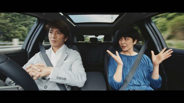 松隆子最近與好拍檔木村拓哉一同接拍汽車廣告。