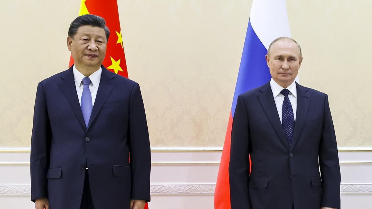 習近平:任何國家無權做台問題裁判官,普京:理解中國對烏克蘭局勢有疑問擔憂。(AP)