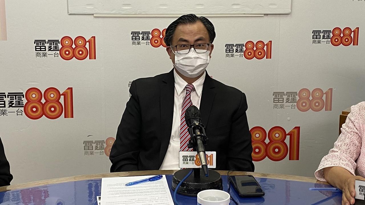 關日華:無接種疫苗兒童染新冠肺炎重症機會高,籲盡快打疫苗。(商業電台)