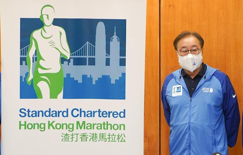 被問到今年是否續禁跑手服飾印有「香港加油」等標語,關祺只表示希望運動員及工作人員均遵守法律。(資料圖片)