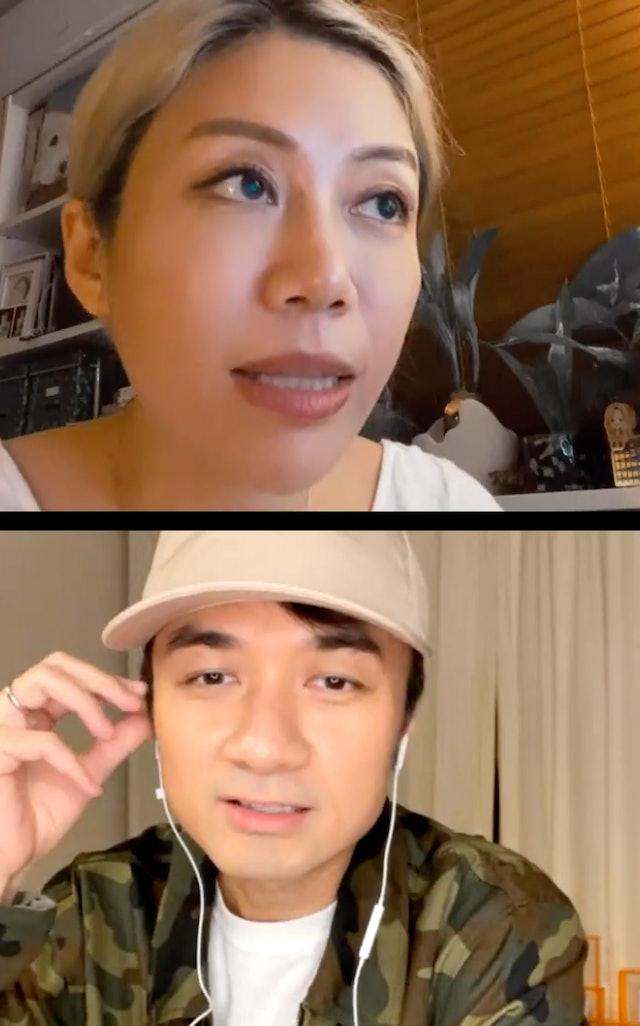 古巨基與彭秀慧一齊開live。
