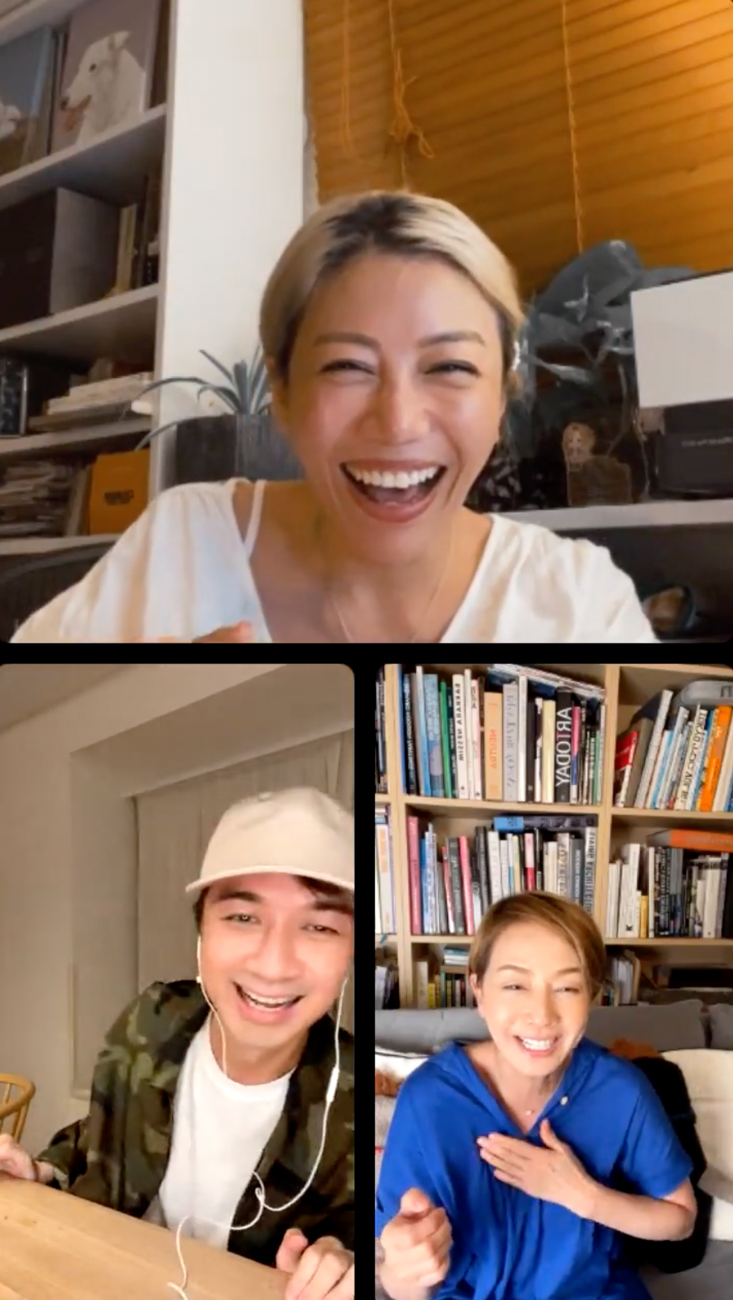 毛舜筠突然加入直播,眾人大感驚喜。