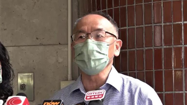 葉兆輝:統計數字顯示疫下六成家庭收入有減少。(電視截圖)