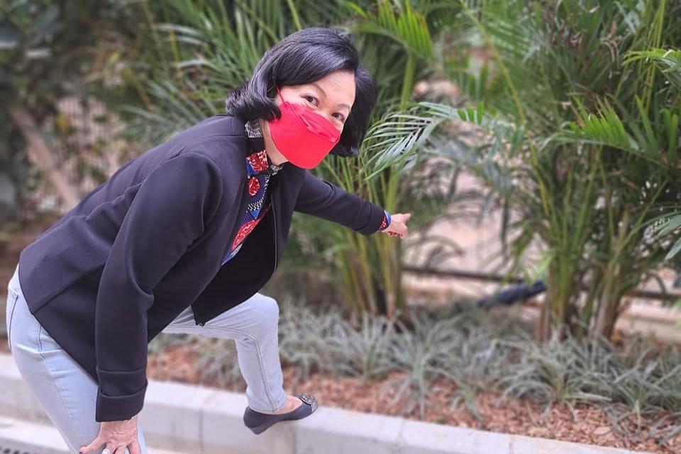 葉劉淑儀表示,菁田邨的草叢容易被老鼠匿藏,大大增加捕鼠難度。(葉劉淑儀FB)