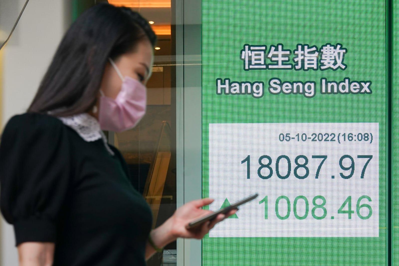 港股收市|恒指漲1008點越萬八關 4藍籌飆逾一成