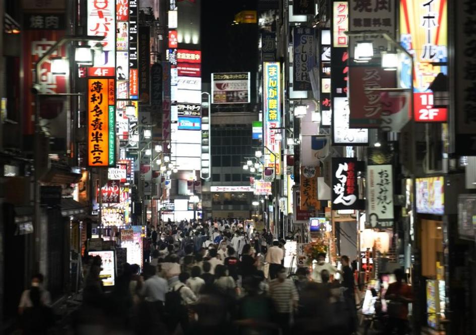 飲食及娛樂場所林立的新宿歌舞伎町。(資料圖片)