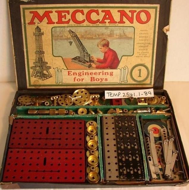 Meccano模型玩具。(互聯網)