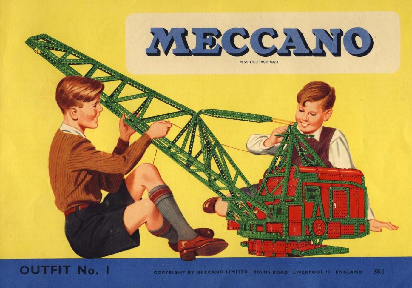 Meccano模型玩具。(互聯網)
