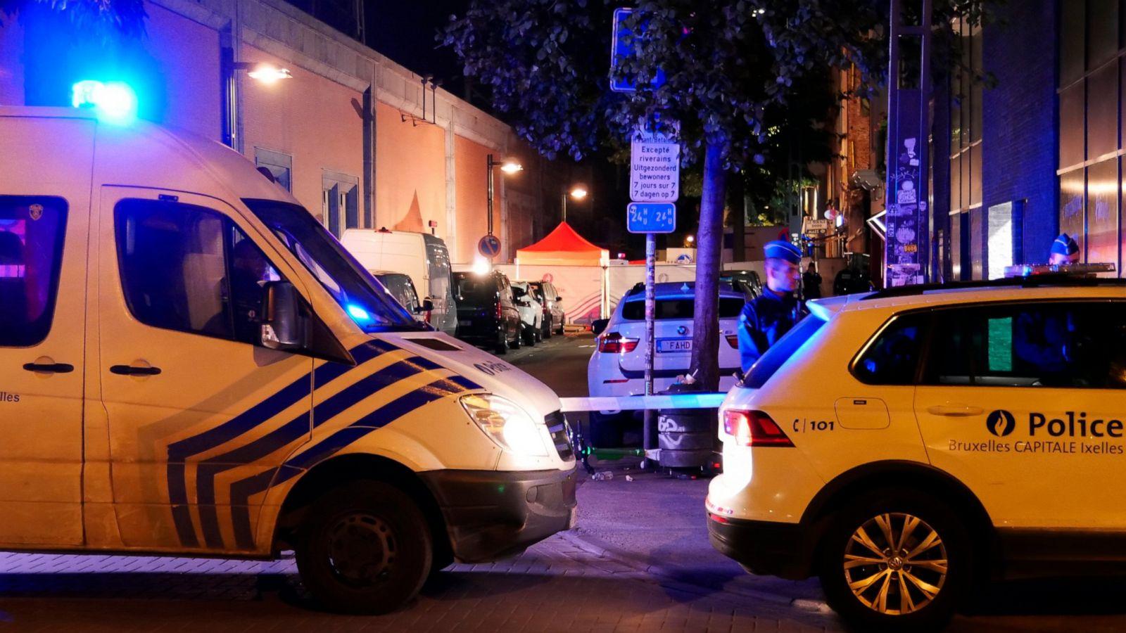 比利時2警遇襲1死1傷,案件疑涉恐怖主義。(Twitter)