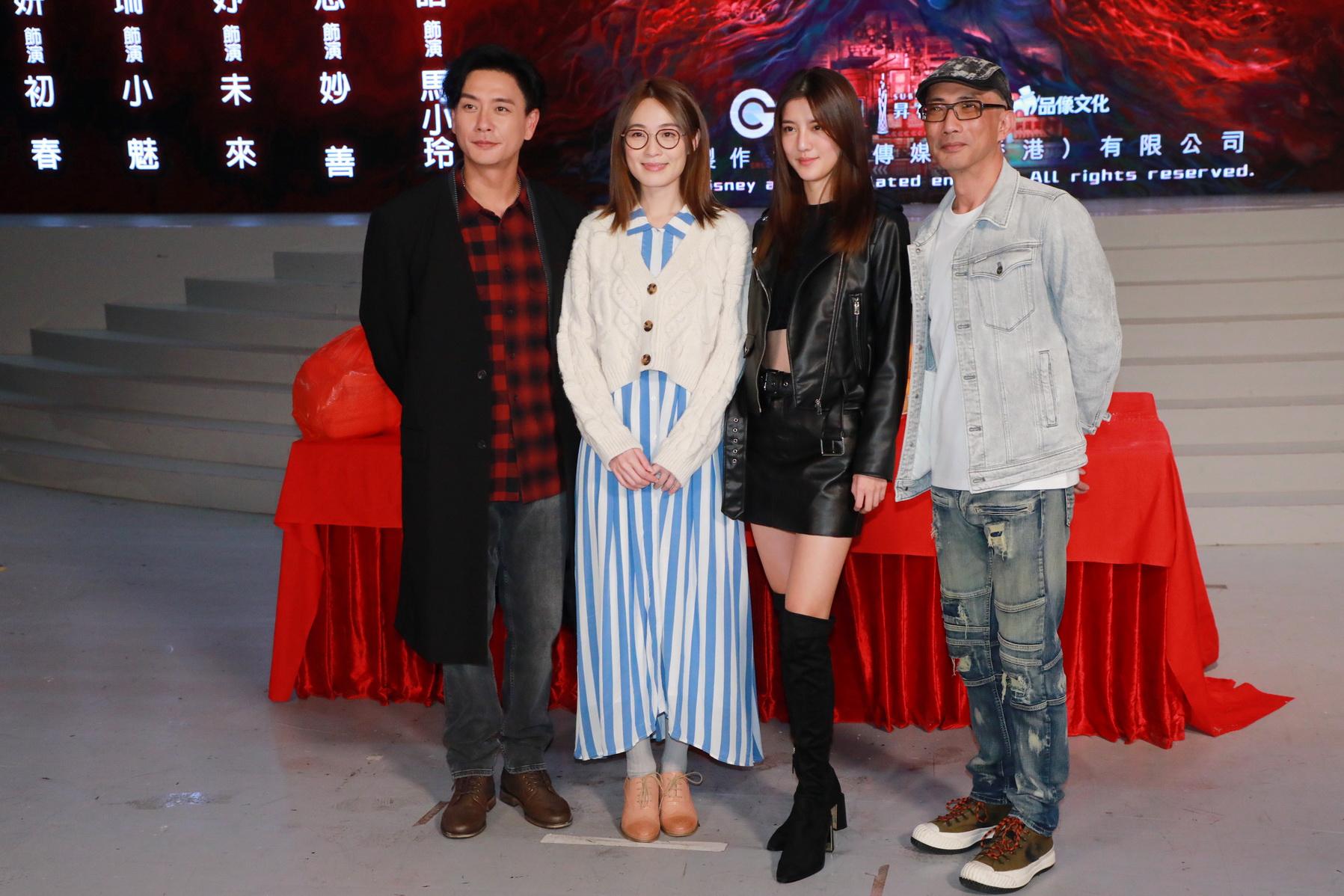 (左起)黃宗澤、蔡潔、吳千語、導演陳十三。