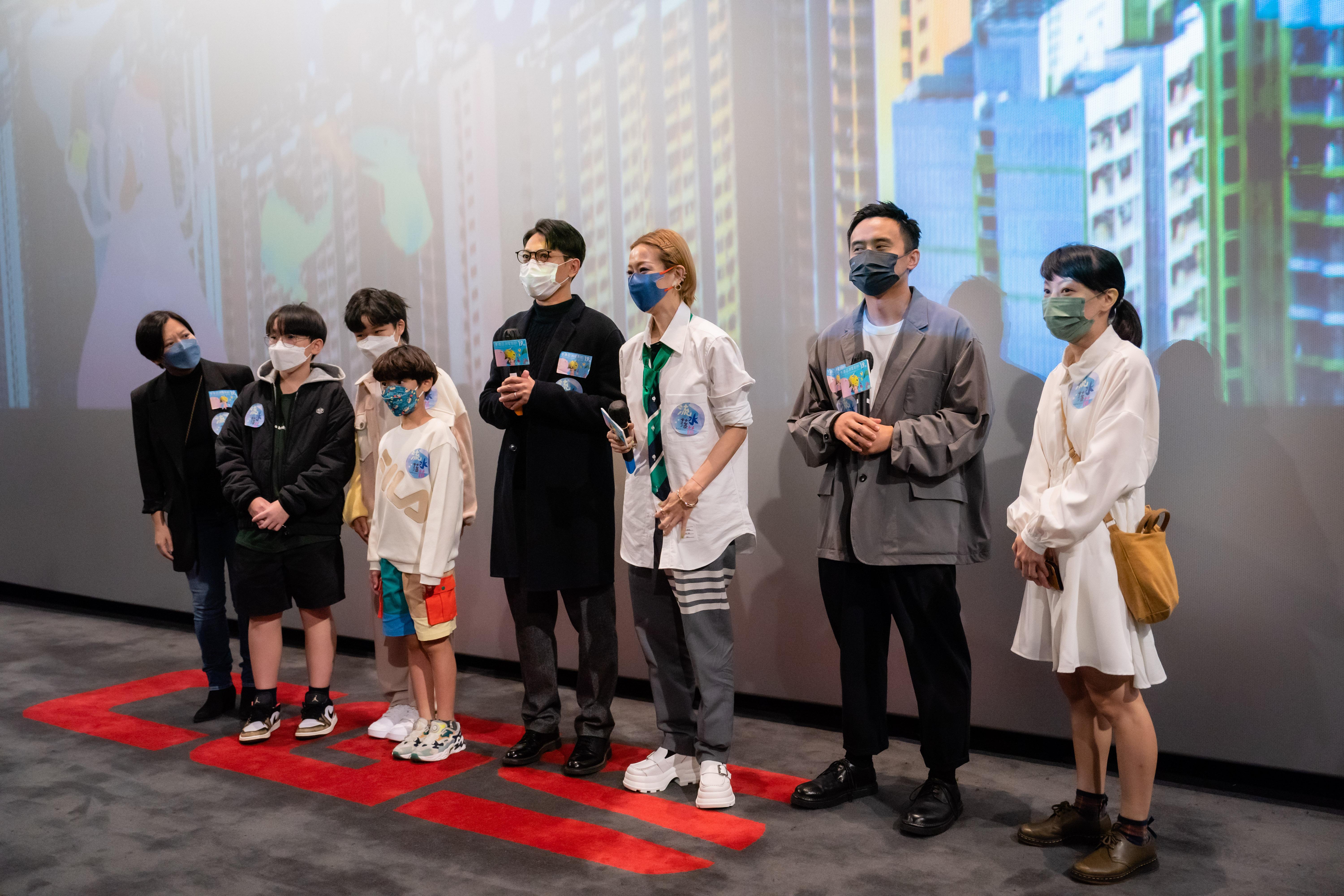 Sammi與賈勝楓導演、陸駿光等在電影播映完畢後,現身與觀眾分享及問答。