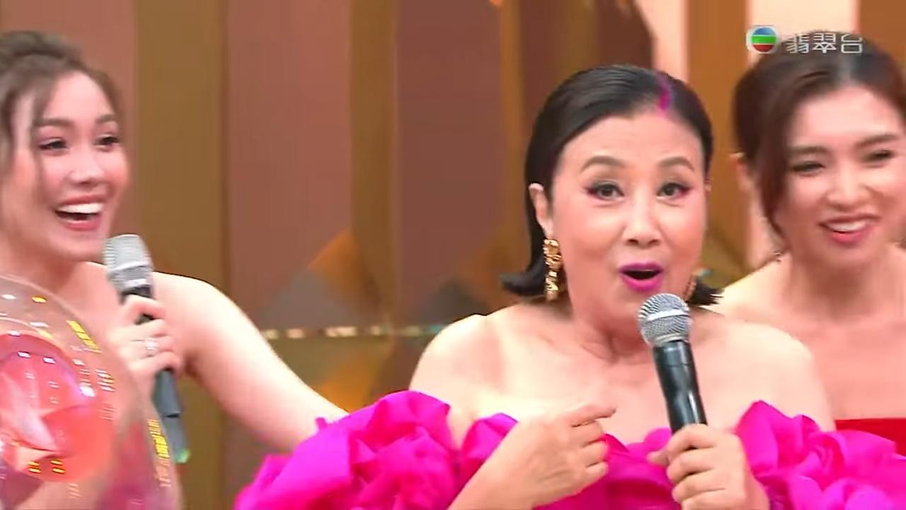汪明荃估不到會抽中自己。