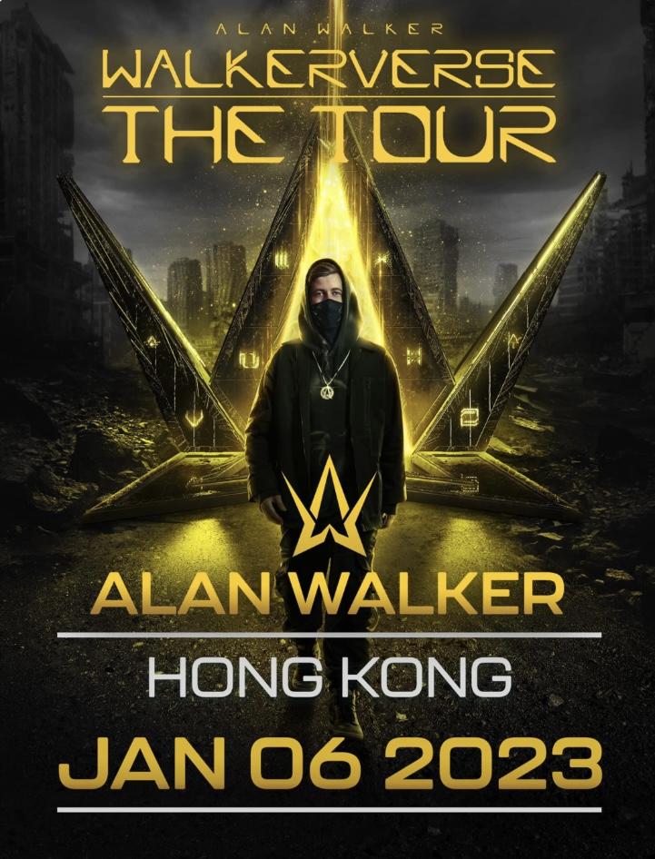 Alan Walker對上一次來港開騷已是2017年。