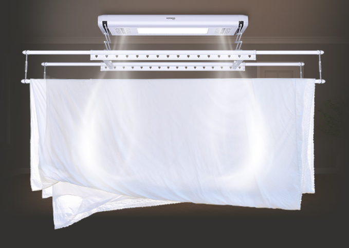 德國寶全新UVC智能乾衣架自動升降兼具UVC消毒及烘乾功能| am730