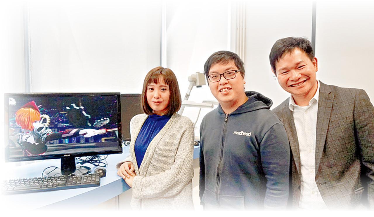 (左起)謝嘉明、陳炳鴻、余振傑均認為本港遊戲軟件開發行業有很大發展潛力。