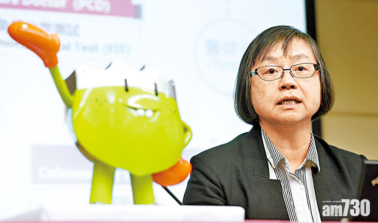 程卓端呼籲合資格人士積極參與先導計劃,預防大腸癌。
(蘇文傑攝)