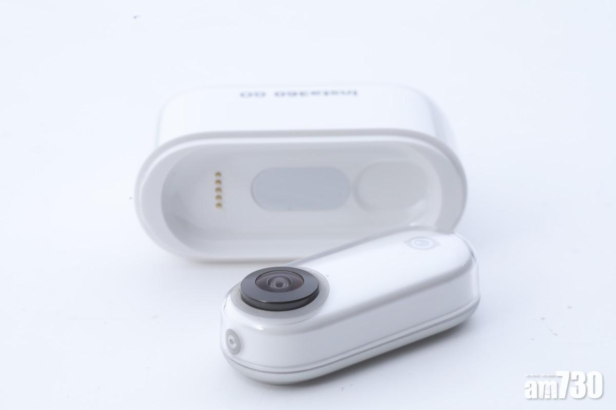 長條形機身的Insta360 GO,大小就如一隻姆指,重量更只有18.3g。
