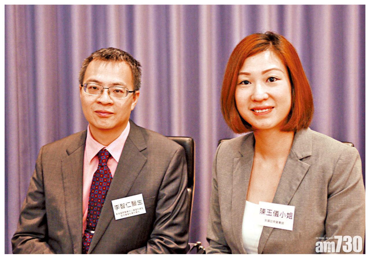 李智仁(左)及陳玉儀(右)