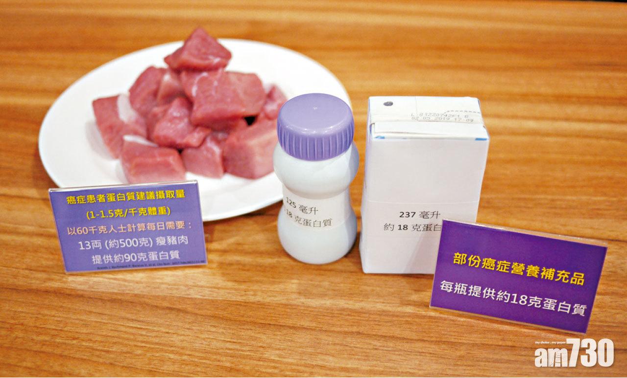 要患者一天內吃13両肉難度較高,可用醫學營養補充品補充不足。