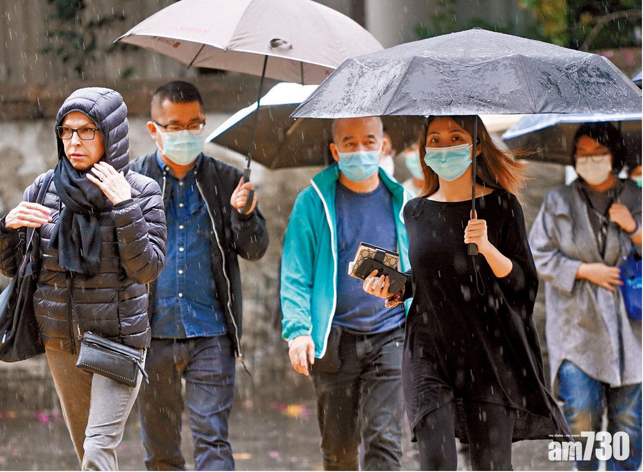 天文台預測未來幾日仍有雨。(陳奕釗攝)