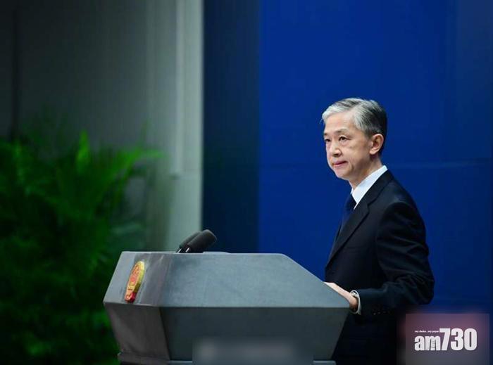 汪文斌稱會就美國接連派高官訪台作出反制。(互聯網)